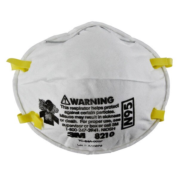 Image of 3M 8210 Particulate Respirator N95 per Box